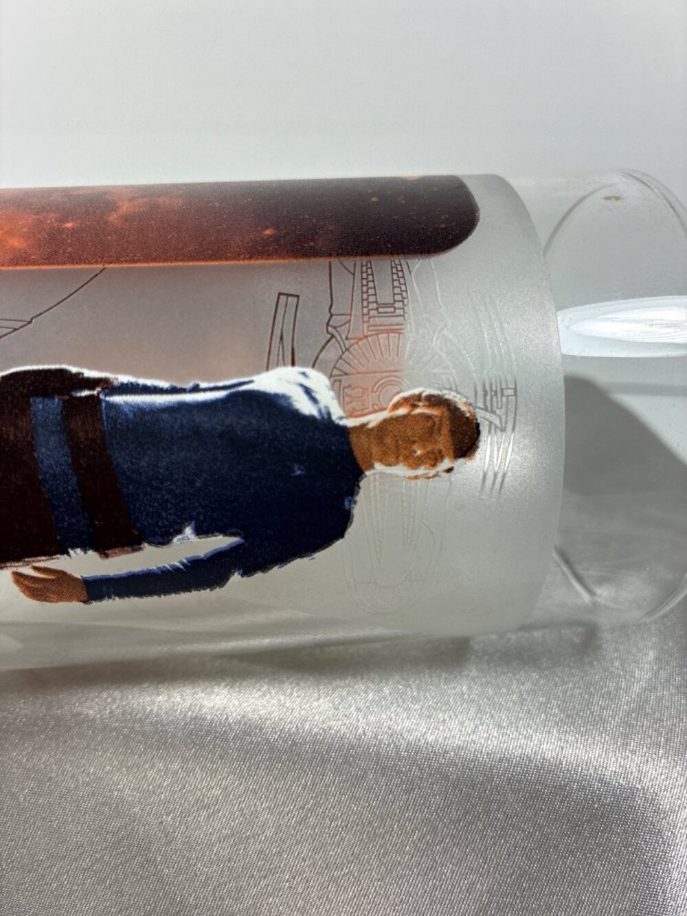 Star Trek Spock Pint Glass 2008 Paramount CBS Leonard Nimoy Etched Collectible - Picture 6 of 8